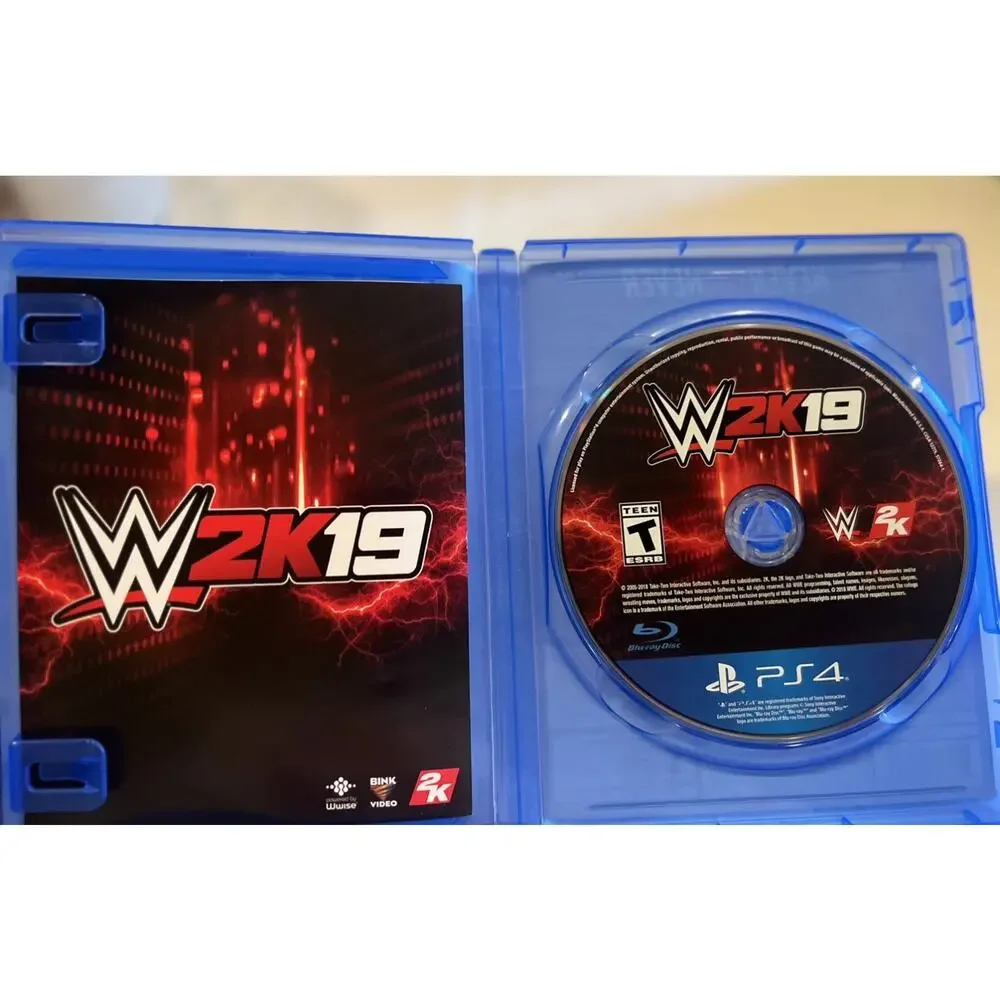 WWE 2K19 PS4 PlayStation 4 Complete CIB Tested AJ Styles Wrestling Game
